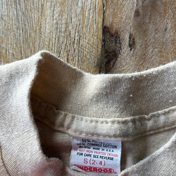 Vintage He-Man Masters of the Universe Kids Tan T-Shirt 2t - Picture 3 of 6